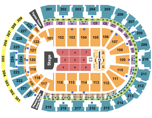 Nationwide Arena Justin Timberlake Seating Chart